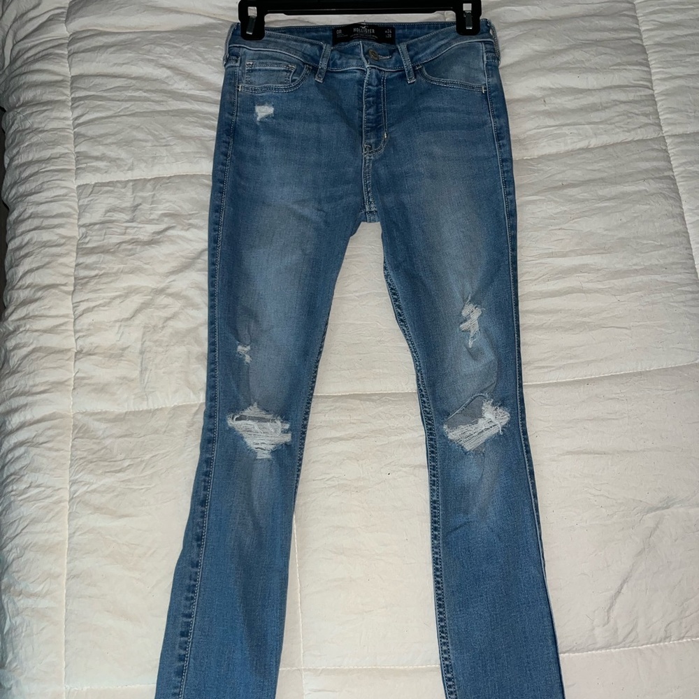 Hollister size 0R mid rise crop super skinny
